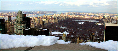 Manhattan from the top of Rockefeller Center