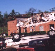 Storm damage at Wm. Jewell